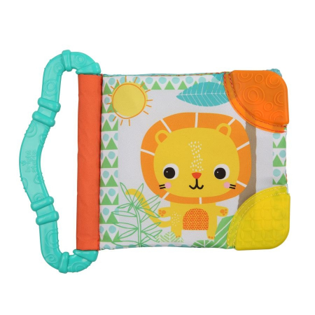 Jucarii si Jocuri - Bright Starts - Jucaria rontaie si invata Teethe & Read Albastru
