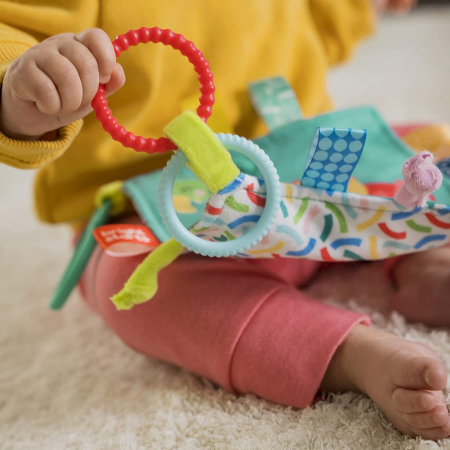 Bright Starts - Jucarie mini paturica cu animalute vesele [6]