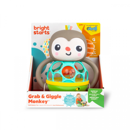 Bright Starts - Jucarie multi-senzoriala, "Grab & Giggle Monkey" [6]