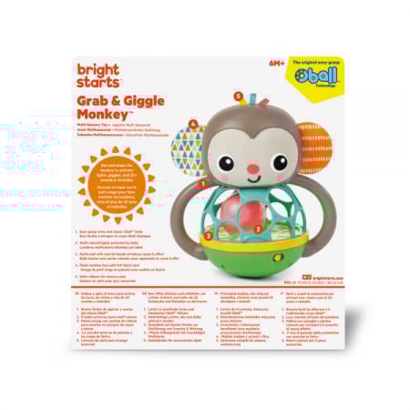 Bright Starts - Jucarie multi-senzoriala, "Grab & Giggle Monkey" [1]