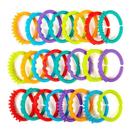 Jucarii si Jocuri - Bright Starts - Lots Of Links - 24 inele