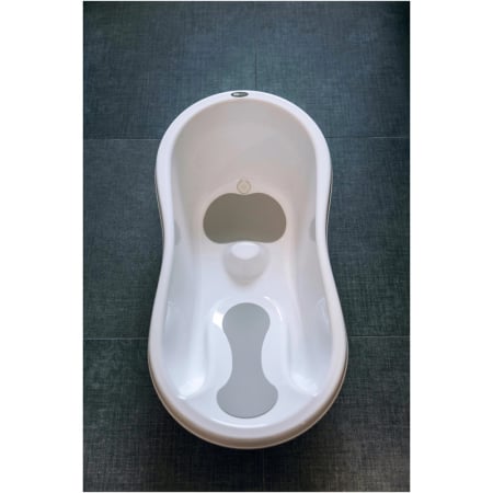 Cadita, FreeON, Cu doua parti antiderapante, Cu dop, Conform cu standardul european de securitate EN 17072:2018, 81x41x24 cm, White [3]