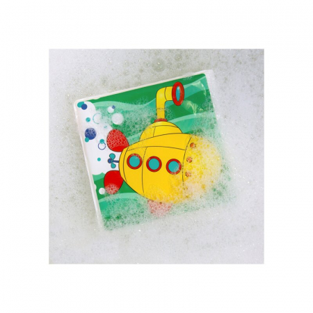 Carticica de colorat, Nuby, Pentru baita, Cu animale, 13x13x3 cm, 4 luni+, Multicolor [3]