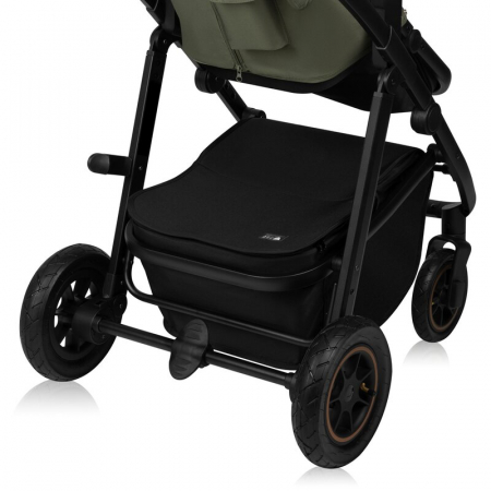 Carucior 2 in 1, Lionelo, Amber Plus, Cadru aluminiu, Cu landou intarit si salteluta moale, Reversibil, Maner ajustabil, Cu accesorii, Cu ventilatie panoramica 3D, Pana la 22 kg, EN1888-1, EN1888-2, E [26]
