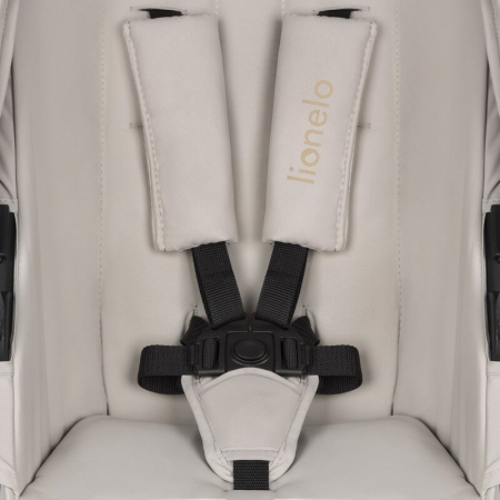 Carucior 2 in 1, Lionelo, Amber Plus, Cadru aluminiu, Cu landou intarit si salteluta moale, Reversibil, Maner ajustabil, Cu accesorii, Cu ventilatie panoramica 3D, Pana la 22 kg, EN1888-1, EN1888-2, E [25]