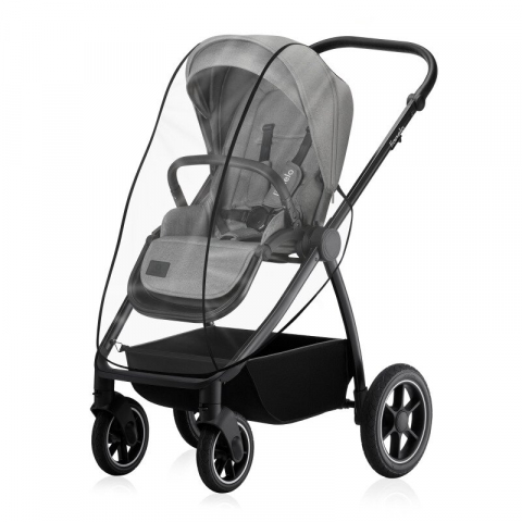 Carucior 2 in 1, Lionelo, Meril, Cu landou si scaun cu dimensiune XL, Reversibil, Cu sistem de ventilatie 3D, Cu accesorii, Pana la 22 kg, Conform cu EN1888-1 EN1888-2, EN1466, Gri [14]