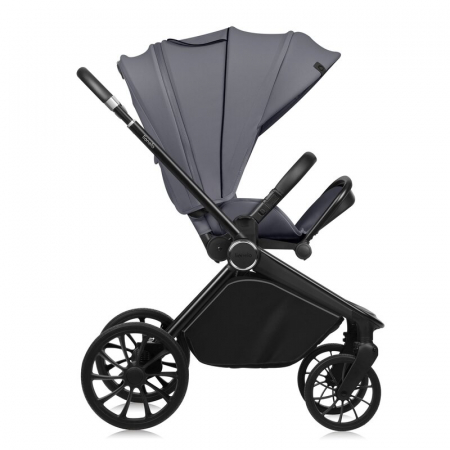 Carucior 2 in 1, Lionelo, Mika Plus, Cadru din aluminiu, Cu landou intarit si salteluta moale, Reversibil, Cu sistem de ventilatie 3D, Cu accesorii, Pana la 22 kg, Conform cu EN1888-1 EN1888-2, EN1466 [9]