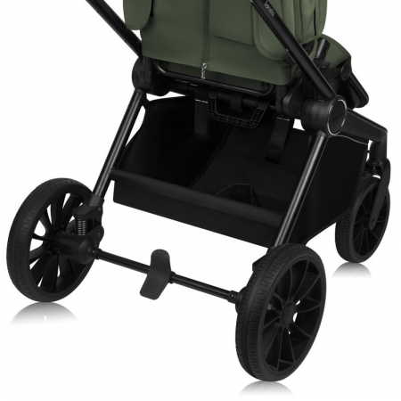 Carucior 2 in 1, Lionelo, Mika Plus, Cadru din aluminiu, Cu landou intarit si salteluta moale, Reversibil, Cu sistem de ventilatie 3D, Cu accesorii, Pana la 22 kg, Conform cu EN1888-1 EN1888-2, EN1466 [21]
