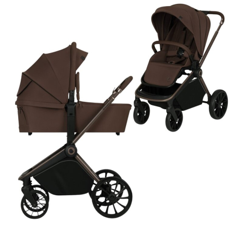 Pachete carucioare - Carucior 2 in 1, Lionelo, Mika Plus, Cadru din aluminiu, Cu landou intarit si salteluta moale, Reversibil, Cu sistem de ventilatie 3D, Cu accesorii, Pana la 22 kg, Conform cu EN1888-1 EN1888-2, EN1466
