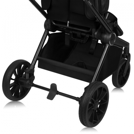 Carucior 2 in 1, Lionelo, Mika Plus, Cadru din aluminiu, Cu landou intarit si salteluta moale, Reversibil, Cu sistem de ventilatie 3D, Cu accesorii, Pana la 22 kg, Conform cu EN1888-1 EN1888-2, EN1466 [20]