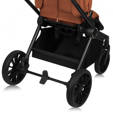 Carucior 2 in 1, Lionelo, Mika Plus, Cadru din aluminiu, Cu landou intarit si salteluta moale, Reversibil, Cu sistem de ventilatie 3D, Cu accesorii, Pana la 22 kg, Conform cu EN1888-1 EN1888-2, EN1466 [20]
