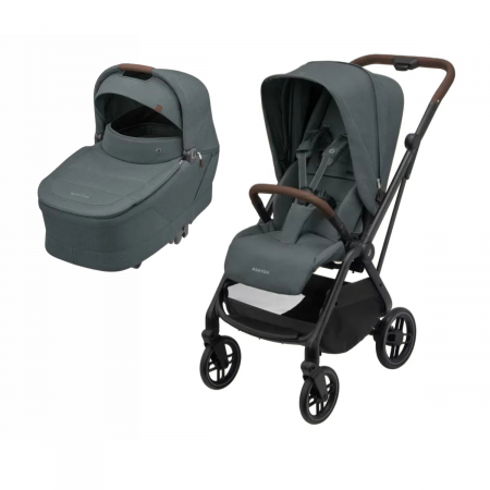 Pachete carucioare - Carucior 2 in 1 Maxi-Cosi Leona 2 cu landou Sense