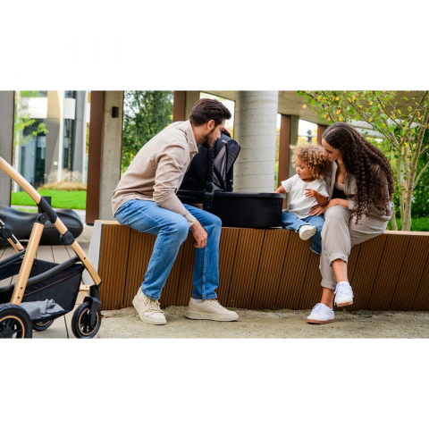 Carucior 3 in 1, Lionelo, Amber, Cadru aluminiu, Cu landou intarit si salteluta moale, Cu scoica auto testata ADAC, Reversibil, Cu accesorii, Geanta parinti, Pana la 22 kg, EN1888-1 EN1888-2 EN1466 EC [72]