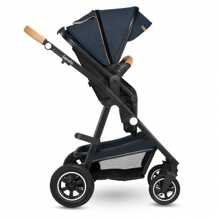 Carucior 3 in 1, Lionelo, Amber, Cadru aluminiu, Cu landou intarit si salteluta moale, Cu scoica auto testata ADAC, Reversibil, Cu accesorii, Geanta parinti, Pana la 22 kg, EN1888-1 EN1888-2 EN1466 EC [31]
