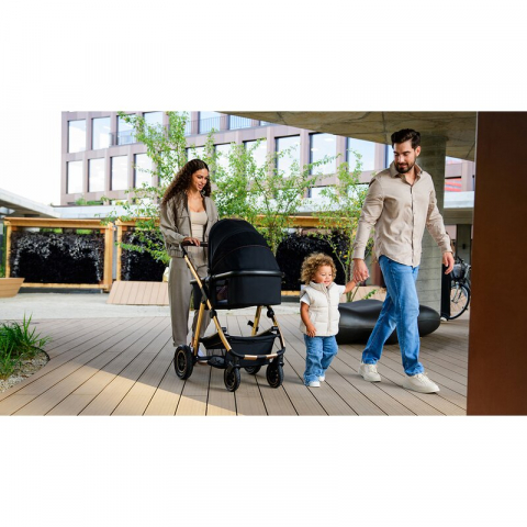 Carucior 3 in 1, Lionelo, Amber, Cadru aluminiu, Cu landou intarit si salteluta moale, Cu scoica auto testata ADAC, Reversibil, Cu accesorii, Geanta parinti, Pana la 22 kg, EN1888-1 EN1888-2 EN1466 EC [58]