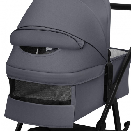 Carucior 3 in 1, Lionelo, Amber Plus, Cadru aluminiu, Cu landou intarit si salteluta moale, Cu scoica auto testata ADAC, Reversibil, Maner ajustabil, Cu accesorii, Cu ventilatie panoramica 3D, Pana la [31]
