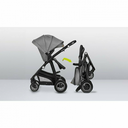 Carucior 3 in 1, Lionelo, Bianka, Transformabil, Cadru aluminiu, Cu landou si salteluta moale, Cu scoica auto testata ADAC, Cu multiple accesorii, Sustine 22 kg, 0 luni+, EN1466:2014+AC:2015, EN1888,  [38]