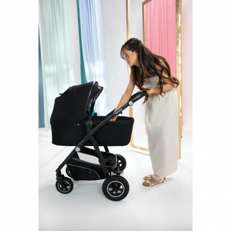 Carucior 3 in 1, Lionelo, Bianka, Transformabil, Cadru aluminiu, Cu landou si salteluta moale, Cu scoica auto testata ADAC, Cu multiple accesorii, Sustine 22 kg, 0 luni+, EN1466:2014+AC:2015, EN1888,  [45]