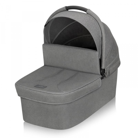 Carucior 3 in 1, Lionelo, Meril, Cu landou de dimensiune XL, Reversibil, Cu scoica auto testata ADAC, Cu accesorii, Pana la 22 kg, Conform cu EN1888-1 EN1888-2, EN1466, Gri [20]