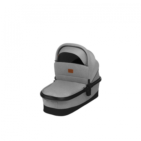 Carucior 3 in 1, Lionelo, Mika, Cadru din aluminiu, Cu landou intarit si salteluta moale, Cu scoica auto testata ADAC, Reversibil, Cu accesorii, Pana la 22 kg, EN1888-1 EN1888-2 EN1466 ECE R129, Gri d [10]