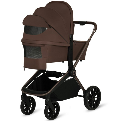 Carucior 3 in 1, Lionelo, Mika Plus, Cadru din aluminiu, Cu landou intarit si salteluta moale, Cu scoica auto testata ADAC, Reversibil, Cu sistem de ventilatie 3D, Cu accesorii, Pana la 22 kg, EN1888- [5]