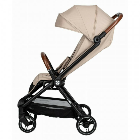 Carucior sport, FreeON, Bold, Pliabil automat, Roti cu suspensii, De la nastere pana la 22 kg, Cu spatar reglabil in 3 pozitii, Beige [7]