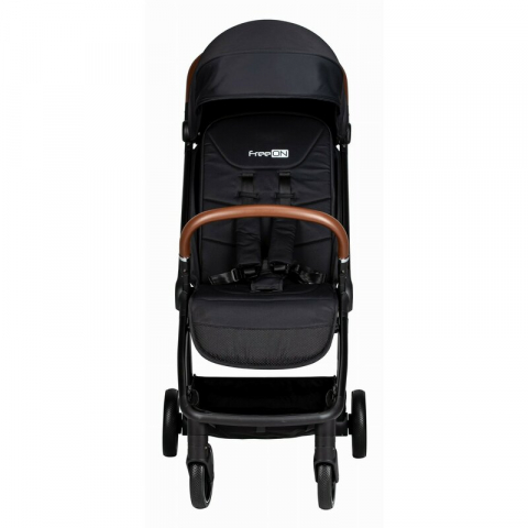 Carucior sport, FreeON, Bold, Pliabil automat, Roti cu suspensii, De la nastere pana la 22 kg, Cu spatar reglabil in 3 pozitii, Black [1]