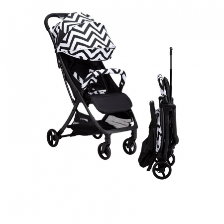 Carucioare sport - Carucior sport, FreeON, Solo, Pliabil tip troler, Tehnologia inovatoare One-Hand Folding, Greutate 6 kg, Cu capotina UPF 50+, Pliere compacta pentru avion, Conform cu standardul european de securitate