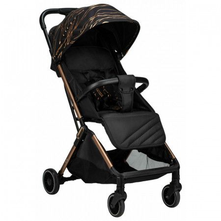 Carucioare sport - Carucior sport, FreeON, Unique, Pliabil automat, Spatar reglabil, Suport pentru sticla, 6.6 Kg, Conform cu standardul european de securitate EN 1888-2:2018, Gold Rose