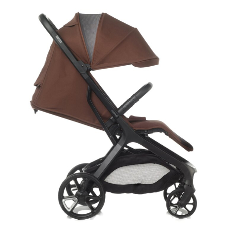 Carucior sport, Jane, Akira, Pliabil automat, Tehnologie inovatoare One-Hand Folding, 0 - 22 kg, Din aluminiu, Capotina impermeabila UPF 50+, Husa ploaie, Conform cu EN 1888-1:2018+A1:2022, Argile [5]