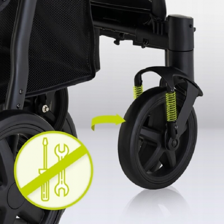 Carucior sport, Lionelo, Annet Plus, De la nastere, Cu accesorii si capotina XXL reglabila, 0 - 22 Kg, Conform cu standardele europene de securitate EN1888-1 si EN1888-2, Albastru Denim [32]