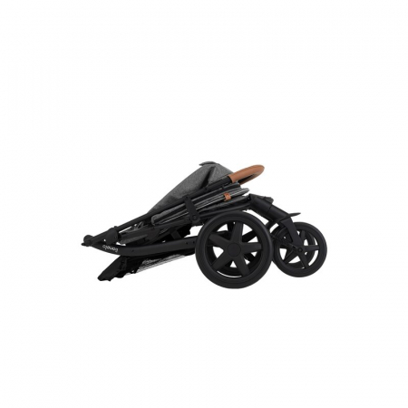 Carucior sport, Lionelo, Annet Plus, De la nastere, Cu accesorii si capotina XXL reglabila, 0 - 22 Kg, Conform cu standardele europene de securitate EN1888-1 si EN1888-2, Gri Caramel [12]