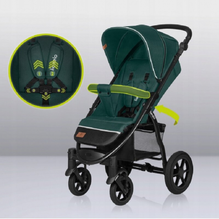 Carucior sport, Lionelo, Annet Tour, De la nastere, Cu capotina impermeabila, Cu filtru UPF 50+, Cu maner reglabil, Plasa de tantari, Suport biberon, Saculet pentru picioare, Pana la 22 kg, Cu certifi [28]