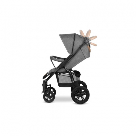 Carucior sport, Lionelo, Annet Tour, De la nastere, Cu capotina impermeabila, Cu filtru UPF 50+, Cu maner reglabil, Plasa de tantari, Suport biberon, Saculet pentru picioare, Pana la 22 kg, Cu certifi [15]