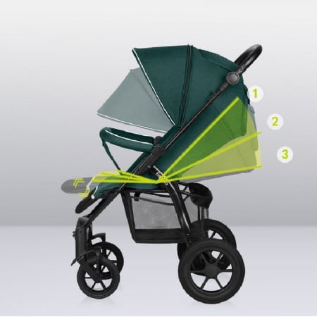 Carucior sport, Lionelo, Annet Tour, De la nastere, Cu capotina impermeabila, Cu filtru UPF 50+, Cu maner reglabil, Plasa de tantari, Suport biberon, Saculet pentru picioare, Pana la 22 kg, Cu certifi [27]