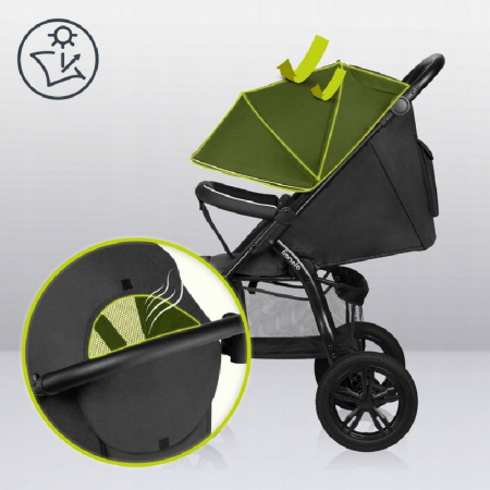 Carucior sport, Lionelo, Annet Tour, De la nastere, Cu capotina impermeabila, Cu filtru UPF 50+, Cu maner reglabil, Plasa de tantari, Suport biberon, Saculet pentru picioare, Pana la 22 kg, Cu certifi [27]
