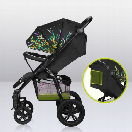Carucior sport, Lionelo, Annet Tour Dreamin, Editie Limitata, De la nastere, Capotina impermeabila, Cu filtru UPF 50+, Cu maner reglabil, Plasa de tantari, Suport biberon, Saculet pentru picioare, Pan [34]