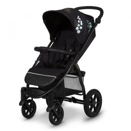 Carucior sport, Lionelo, Annet Tour Golden Moments, Editie Limitata, 0 luni+, Capotina impermeabila UPF 50+, Maner reglabil, Plasa de tantari, Suport biberon, Saculet pentru picioare, Pana la 22 kg, C [4]