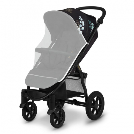 Carucior sport, Lionelo, Annet Tour Golden Moments, Editie Limitata, 0 luni+, Capotina impermeabila UPF 50+, Maner reglabil, Plasa de tantari, Suport biberon, Saculet pentru picioare, Pana la 22 kg, C [8]