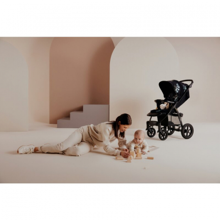 Carucior sport, Lionelo, Annet Tour Golden Moments, Editie Limitata, 0 luni+, Capotina impermeabila UPF 50+, Maner reglabil, Plasa de tantari, Suport biberon, Saculet pentru picioare, Pana la 22 kg, C [25]