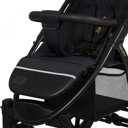 Carucior sport, Lionelo, Annet Tour Golden Moments, Editie Limitata, 0 luni+, Capotina impermeabila UPF 50+, Maner reglabil, Plasa de tantari, Suport biberon, Saculet pentru picioare, Pana la 22 kg, C [6]