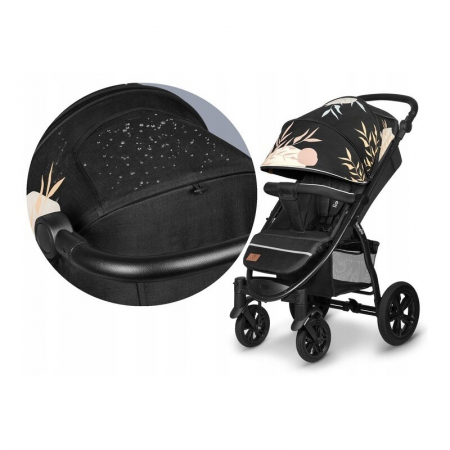 Carucior sport, Lionelo, Annet Tour Lovin, Editie Limitata, De la nastere, Cu capotina impermeabila, Cu filtru UPF 50+, Cu maner reglabil, Plasa de tantari, Suport biberon, Saculet pentru picioare, Pa [28]