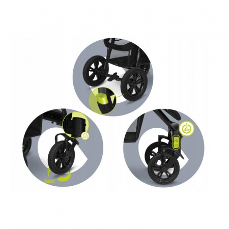 Carucior sport, Lionelo, Annet Tour Lovin, Editie Limitata, De la nastere, Cu capotina impermeabila, Cu filtru UPF 50+, Cu maner reglabil, Plasa de tantari, Suport biberon, Saculet pentru picioare, Pa [29]