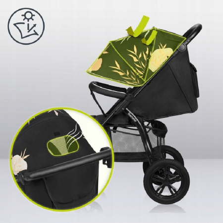 Carucior sport, Lionelo, Annet Tour Lovin, Editie Limitata, De la nastere, Cu capotina impermeabila, Cu filtru UPF 50+, Cu maner reglabil, Plasa de tantari, Suport biberon, Saculet pentru picioare, Pa [35]