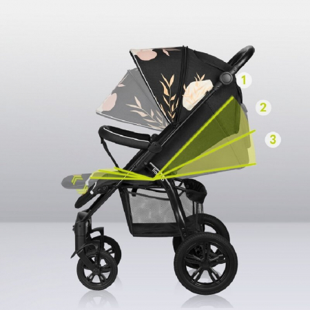 Carucior sport, Lionelo, Annet Tour Lovin, Editie Limitata, De la nastere, Cu capotina impermeabila, Cu filtru UPF 50+, Cu maner reglabil, Plasa de tantari, Suport biberon, Saculet pentru picioare, Pa [36]