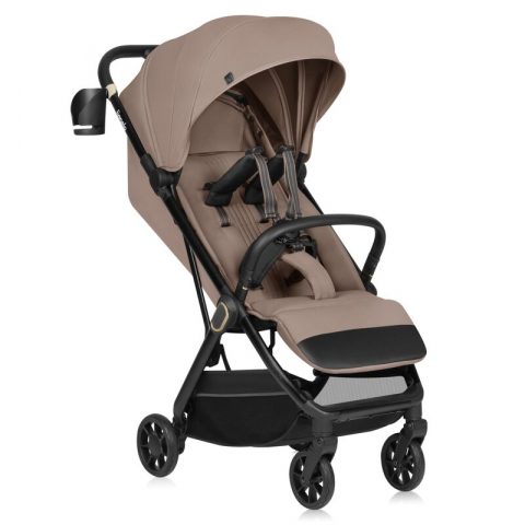 Carucioare sport - Carucior sport, Lionelo, Bess, Greutate redusa - 7.5 kg, Sustine 22 kg, 6 luni+, Capotina impermeabila, Protectie SPF 50+, Include suport sticla, Pliere cu o singura mana, Compact, Maner pentru transp