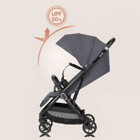 Carucior sport, Lionelo, Bess, Greutate redusa - 7.5 kg, Sustine 22 kg, 6 luni+, Capotina impermeabila, Protectie SPF 50+, Include suport sticla, Pliere cu o singura mana, Compact, Maner pentru transp [24]