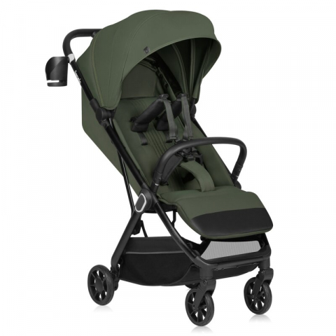 Carucioare sport - Carucior sport, Lionelo, Bess, Greutate redusa - 7.5 kg, Sustine 22 kg, 6 luni+, Capotina impermeabila, Protectie SPF 50+, Include suport sticla, Pliere cu o singura mana, Compact, Maner pentru transp