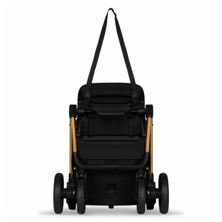 Carucior sport, Lionelo, Cloe, Cu accesorii, Cadru din aluminiu, Pana la 22 kg, Usor, Pliere compacta pentru avion, cu o singura mana, Ideal pentru toate tipurile de suprafete, 6 luni+, Black Onyx [17]