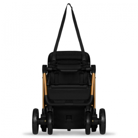 Carucior sport, Lionelo, Cloe, Cu accesorii, Cadru din aluminiu, Pana la 22 kg, Usor, Pliere compacta pentru avion, cu o singura mana, Ideal pentru toate tipurile de suprafete, 6 luni+, Black Onyx [10]